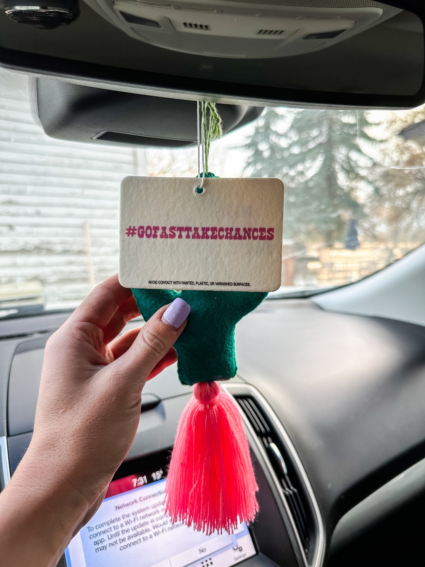 #GOFASTTAKECHANCES Air Freshener